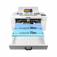 Machine de découpe d'autocollants A3+ avec découpe à la presse, alimentation automatique, moteur servo, traceur de découpe, reconnaissance de code QR