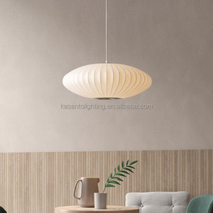 Wabi-sabi Style Designer Indoor Light Chandelier Modern Silk <strong>Pendant</strong> Lamp Nelson Bubble <strong>Pendant</strong> Lamp