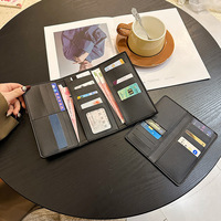 Dompet Panjang Wanita Model Clutch Lipat Berlapis dengan Banyak Slot Kartu, Gaya Vintage High-End, Diskon 70%, Dropshipping