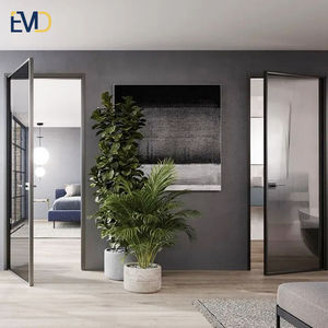 Puerta de Aluminio y Vidrio con Estilo Artístico Retro Personalizado - Product Image 4