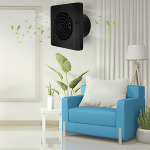 Ventilador de Extracción Eléctrico Silencioso IPX45 OEM con Rodamientos de Bolas, Mayor Succión, 26dB Menor Ruido, Motor de Ahorro de Energía para Baños y Cocinas - Product Image 2