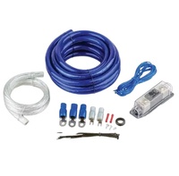 Yüksek kalite gerçek 4 ölçer araba amplifikatör yüklemek kiti 4awg/8awg/10awg OFC CCA araba amplifikatör kablo kiti