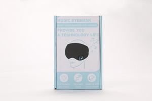 Masque de sommeil 5.0 avec écouteurs Bluetooth sans fil intégrés, en mousse épaisse personnalisée, pour voyage et musique - Product Image 2