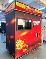 Máquina expendedora de papas fritas con certificado, máquina expendedora de comida caliente, máquina expendedora de papas fritas en venta