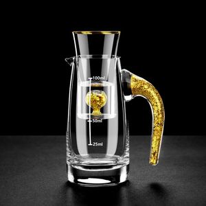 Vaso de Cristal Hecho a Mano <span class=keywords><strong>con</strong></span> Lámina de Oro de 24K, 10ml/25ml, de Lujo, Sin Plomo, Soplado a Mano, Ecológico, de Alta Calidad, para Bar en Casa, para <span class=keywords><strong>Vodka</strong></span> - Product Image 6