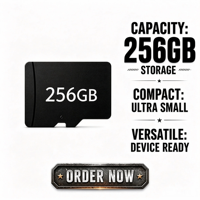 Tarjeta de Memoria de 256 GB al por Mayor, Tarjeta de Memoria Flash TF de Alta Velocidad Clase 10, Chip de Memoria Flash Nand para Cámara, Teléfono, Dispositivos Móviles