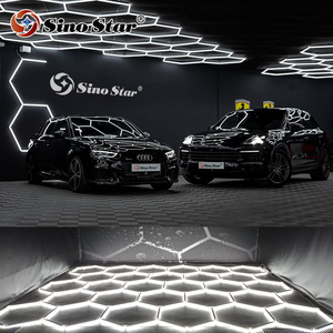 Éclairage haut <span class=keywords><strong>de</strong></span> gamme pour salles d'exposition automobiles, vente en gros d'éclairage <span class=keywords><strong>de</strong></span> <span class=keywords><strong>garage</strong></span>, barre lumineuse LED en nid d'abeille en PC, logo personnalisé, personnalisable gratuitement ETC202 - Product Image 1