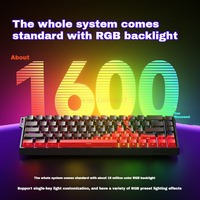 Clavier magnétique filaire Aula Win60/Win68 HE 60% 68% avec actionnement réglable Commutateur à effet Hall de fréquence d'interrogation 8KHz pour jeux FPS
