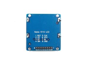 BSSY) Pantalla LCD monocromática de 84x48 píxeles para Nkia 5110 de Makerfabs, pequeña, de solo aproximadamente 1,5 pulgadas de diagonal, pero <span class=keywords><strong>muy</strong></span> legible - Product Image 3