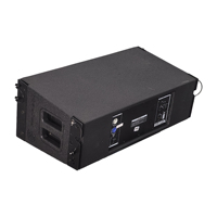Enceinte Line Array active trois voies Leon Audio TORUS-208A, double 8 pouces, en bois, avec DSP intégré, pour scène professionnelle, concert, sonorisation PA