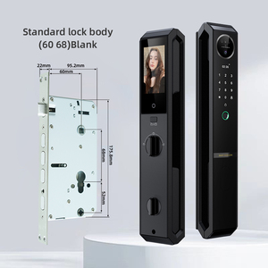 <span class=keywords><strong>Navicat</strong></span> seguridad sin llave Digital Tuya Wifi huella digital 3D reconocimiento facial cerradura de puerta inteligente con cámara - Product Image 6