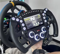 Simulador de Conducción con Volante y Pedales, Force Feedback, para Juegos de Carreras en PC