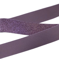 Bande élastique métallique tissée douce et brillante en promotion pour la confection d'accessoires vestimentaires (ceintures de robes, vêtements de danse, shorts de sport)