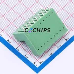 KF2EDGRT-3.5-2*9P Plug-in Terminal Block Bent Lead Through Hole,P=3.5mm Board-to-Board / Socket - Closed 2x9P 3.5mm Green - Product Image 2