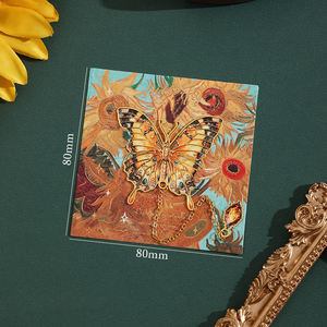 Hot Selling Butterfly Ölgemälde Serie Retro geformte bunte Schmetterling Lesung Metall Lesezeichen - Product Image 6