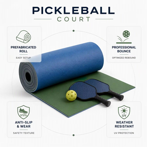Pickleball Court Surface Acrylic <b>Cushion</b> System for Backyard Driveway Park Training Court Non Slip 8 Years Service Life <b>Outdoor</b> - Product Image 4