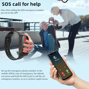 4G senior H07 gps bracelet de santé tracker avec SOS podomètre fréquence cardiaque clôture électronique sos montre intelligente pour aîné <span class=keywords><strong>CE</strong></span> et RoHS - Product Image 4