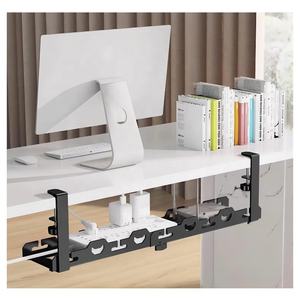 ที่จัดสายเคเบิลแบบยืดหยุ่นสำหรับติดตั้งใต้โต๊ะ ไม่ต้องเจาะ - Product Image 1