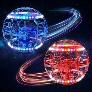 Jouet volant en forme de boule avec 3 modes de vol, fonction boomerang et lumières LED colorées, recharge USB, jouet volant UFO pour cadeau - Product Image 1