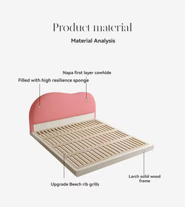 Moder Floating Loft Up-holstered Beds <span class=keywords><strong>lit</strong></span> <span class=keywords><strong>suspendu</strong></span> crème style princesse <span class=keywords><strong>lit</strong></span> usine boule ronde Led lampe <span class=keywords><strong>de</strong></span> table pour <span class=keywords><strong>chevet</strong></span> hôtel - Product Image 6