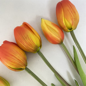 Tocco reale tulipani fiore artificiale <span class=keywords><strong>di</strong></span> alta qualità in lattice tulipano mazzi <span class=keywords><strong>di</strong></span> veri <span class=keywords><strong>fiori</strong></span> <span class=keywords><strong>di</strong></span> tocco per la decorazione domestica - Product Image 4