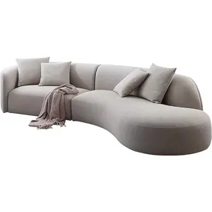 Atacado sofá conjunto de sofá elegante-Conjunto de sofá em estilo nórdico, decoração de sofá em forma de l, estofado, elegante, para sala de estar