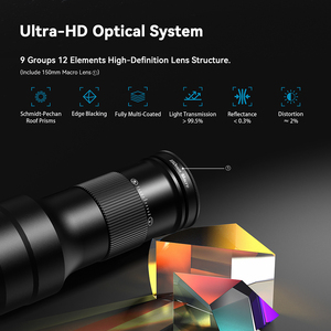 Bộ ống kính máy ảnh điện thoại <span class=keywords><strong>2</strong></span> trong 1 apexel với ống kính tele 6x và ống kính <span class=keywords><strong>Macro</strong></span> 150mm để chụp ảnh di động chuyên nghiệp - Product Image 5