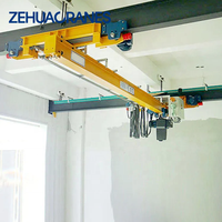Grúa Puente Monoviga Europea Estándar ZEHUA FEM 2026 Nueva, 1T-25T, Accionamiento VFD Completo, Baja Altura de Montaje, CE ISO 30m