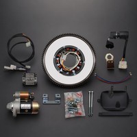 Kit de conversion de démarrage électrique pour moteurs de micro-cultivateurs 170F 173F 178F 180 186F 188F