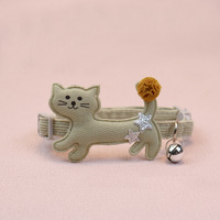 Nouveau collier pour animaux de compagnie 2026 en cordon de laine avec nœud et clochette, collier pour chat et chien, accessoires pour animaux de compagnie