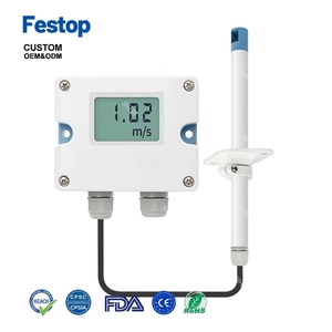 Anémomètre numérique Festop LFS10, capteur de vitesse du vent, transmetteur de volume d'air, type conduit, anémomètre de haute précision - Product Image 2
