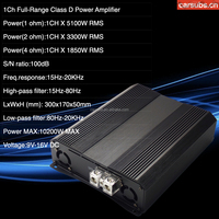 Amplificateur de subwoofer de voiture de style brésilien, pleine gamme, RMS 5000W, mono 1CH, 5K, classe D