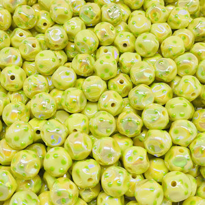 Belle vague goutte huile météorite perles bricolage té<span class=keywords><strong>l</strong></span>éphone portable chaîne perle matériel acrylique perles en vrac - Product Image 3