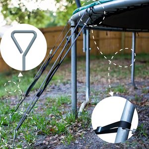 Hochbelastbarer Schraubanker für den Boden, Spiral-Erdanker mit Bohrer für die Befestigung von Outdoor-Trampolinen, Carports und Schaukelgestellen - Product Image 4