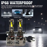 Faros Delanteros LED para Automóviles de Fábrica IKAS, Bombilla LED para Automóvil de 50000LM, H1 H4 H7 H11, Faro LED 9005 9006 9012 H13 9007