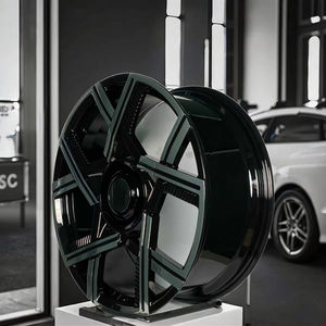 Rines de Aleación de Aluminio Forjado de Lujo Wangu, Personalizados para <span class=keywords><strong>Rolls</strong></span> <span class=keywords><strong>Royce</strong></span>, Nuevos, 20mm ET 8J 5x120 35mm/40mm <span class=keywords><strong>Todoterreno</strong></span>, Acabado Negro, 3 Años - Product Image 2