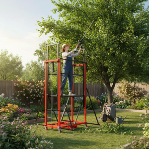 Piattaforma di Sollevamento Elettrica Pieghevole Portatile Moderna ad Alta Resistenza con Telecomando <span class=keywords><strong>per</strong></span> Potatura Alberi in Giardino e Cortile - Product Image 2