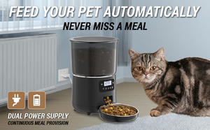 Comedero Automático para Gatos de 4L, Dispensador de Comida Temporizado, Portátil, Diseño Patentado <span class=keywords><strong>Anti</strong></span>-<span class=keywords><strong>Cucarachas</strong></span>, Fácil de Limpiar, Ultra Silencioso - Product Image 6