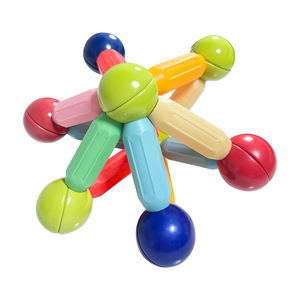 Blocs <span class=keywords><strong>de</strong></span> <span class=keywords><strong>Construction</strong></span> Créatifs en Plastique Personnalisés, Ensemble <span class=keywords><strong>de</strong></span> Bâtons Magnétiques, Jouets Éducatifs, EN71, 42 Pièces - Product Image 5