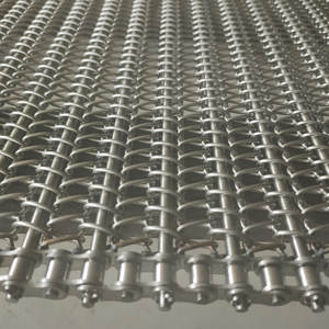 पारंपरिक मेष बेल्ट स्टेनलेस स्टील वायर जाल चेन लिंक कन्वेयर बेल्ट सुखाने के लिए कन्वेयर बेल्ट - Product Image 3