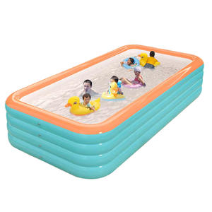 <span class=keywords><strong>Pataugeoire</strong></span> <span class=keywords><strong>rectangulaire</strong></span> <span class=keywords><strong>gonflable</strong></span> en PVC de taille personnalisable pour les enfants pour l'été dans le jardin extérieur pour le plaisir des enfants - Product Image 1