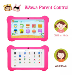 Touch Screen Parental Control Anti Drop Blue 7 Inch 4GB+64GB WiFi Android 15 Gaming Kids Study Shockproof Educational Tablet PC - Product Image 3