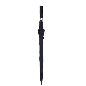 Parapluie classique de haute qualité à trois plis, couleur noire, avec logo de golf imprimé, ouverture automatique, poignée souple, idéal pour les voyages - Product Image 3