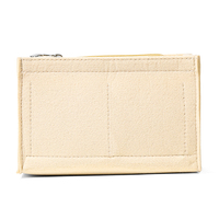 Nouvel Organisateur de Sac à Main en Feutre, Insert pour Sac Fourre-tout ou Porte-Livres pour Femme, Gris avec Multiples Poches
