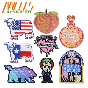 귀여운 쌍 새 문신 삼키기 비둘기 참새 로고 재킷 수 놓은 아플리케 배지 사인 패치 의류에서 티셔츠 바느질 철 - Product Image 2