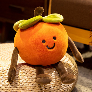 EZBABY Good Things Peanut Fun Persimmon Doll Cuscino Peluche a Forma di Cartone Animato con Ciondolo - Product Image 2