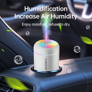 <span class=keywords><strong>Mini</strong></span> humidificateur d'air USB, diffuseur d'arômes, purificateur d'huiles essentielles, pulvérisateur de brume froide, humidificateur de bureau LED pour la maison et la chambre - Product Image 6