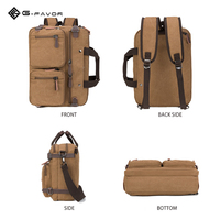 Maletín de Viaje y Bolsa de Lona Vintage para Hombre, Mochila para Portátil de Gran Capacidad con Forro de Algodón, Bolsos Casuales