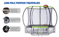 Zoshine enfants et adultes grand lit de saut de divertissement en plein air, trampoline personnalisé élastique et stable avec panier