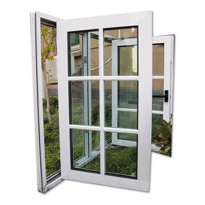 Vidrio de doble acristalamiento Vinilo PVC UPVC Storm Sliding Casement Swing Hurricane Impact <span class=keywords><strong>Windows</strong></span> - Product Image 1